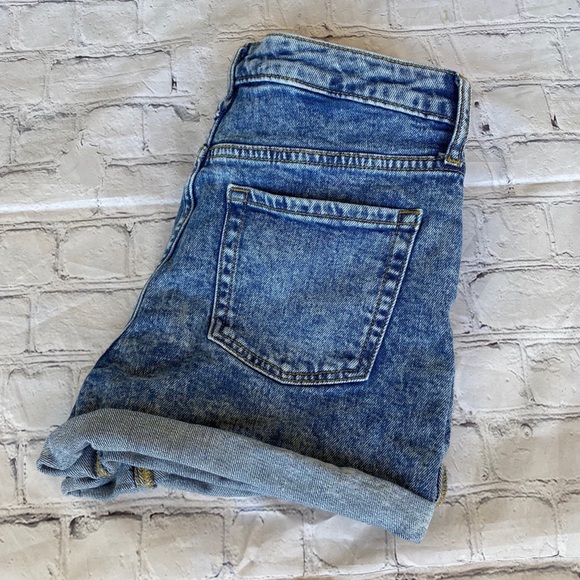 Wild Fable Acid Washed High Rise Jean Shorts